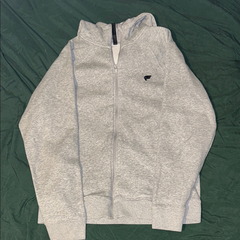 Gray Fabletics Full Zip-Up Hoodie Medium